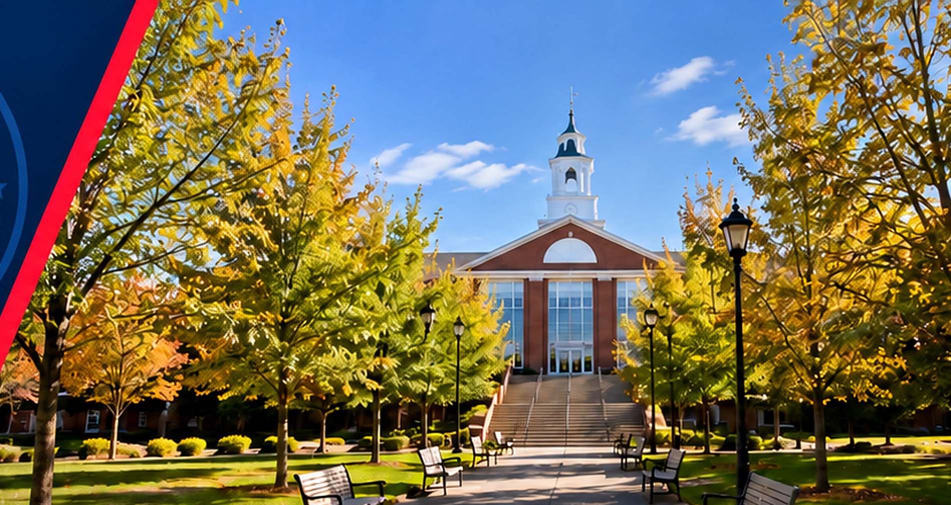 Campus da Bentley University, em Waltham, na região de Boston